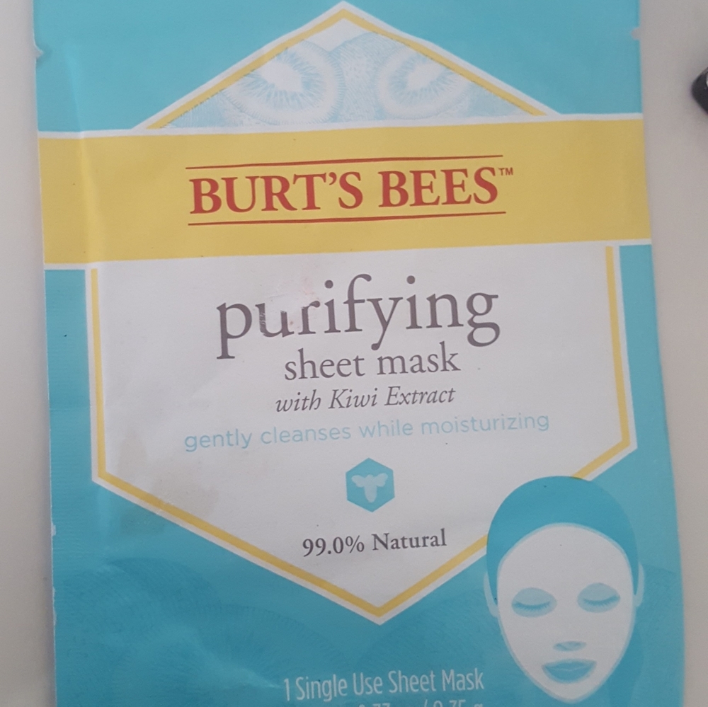 Burts Bees Purifying Sheet mask with Kiwi fruit